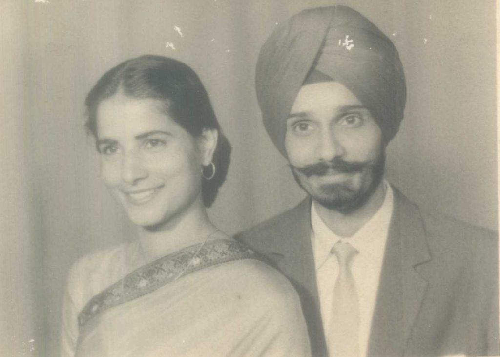 Parents Paramjit and Gurbhajan Singh Kang.
